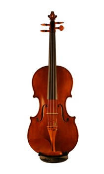 Stevan Rakić's violin built 2009, front