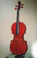 Stevan Rakić's violin on stringed instruments competition in Cremona Italy 2009
