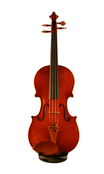 Stevan Rakić's violin built 2010, front