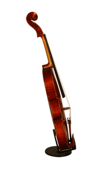 Stevan Rakić's violin built 2010, side